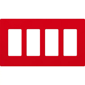 Lutron Claro 4-Gang Wallplate | CW-4-XX