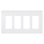 Lutron Claro 4-Gang Wallplate | CW-4-XX