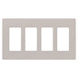 Lutron Claro 4-Gang Wallplate | CW-4-XX