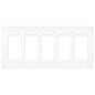 Lutron Claro 5-Gang Wallplate | CW-5-XX