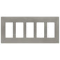 Lutron Claro 5-Gang Wallplate | CW-5-XX