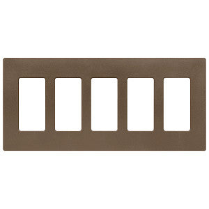 Lutron Claro 5-Gang Wallplate | CW-5-XX