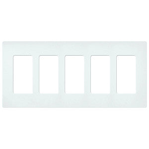 Lutron Claro 5-Gang Wallplate | CW-5-XX