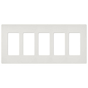 Lutron Claro 5-Gang Wallplate | CW-5-XX