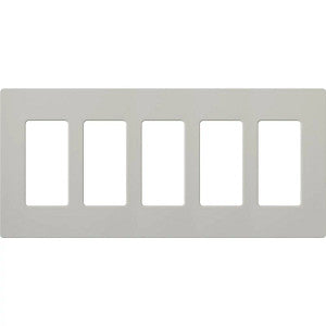Lutron Claro 5-Gang Wallplate | CW-5-XX