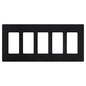 Lutron Claro 5-Gang Wallplate | CW-5-XX