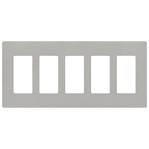 Lutron Claro 5-Gang Wallplate | CW-5-XX