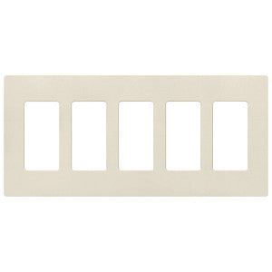 Lutron Claro 5-Gang Wallplate | CW-5-XX