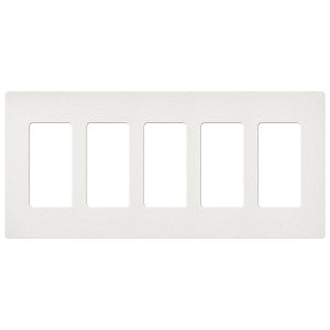Lutron Claro 5-Gang Wallplate | CW-5-XX