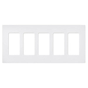 Lutron Claro 5-Gang Wallplate | CW-5-XX