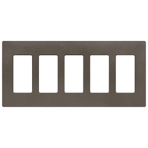 Lutron Claro 5-Gang Wallplate | CW-5-XX