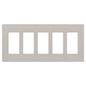 Lutron Claro 5-Gang Wallplate | CW-5-XX