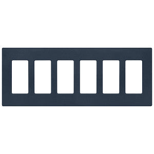 Lutron Claro 6-Gang Wallplate | CW-6-XX