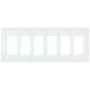 Lutron Claro 6-Gang Wallplate | CW-6-XX