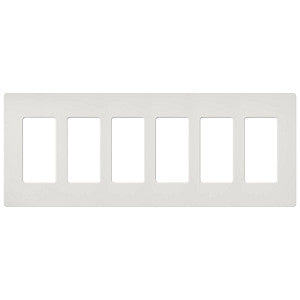 Lutron Claro 6-Gang Wallplate | CW-6-XX