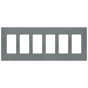 Lutron Claro 6-Gang Wallplate | CW-6-XX