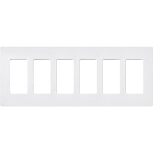 Lutron Claro 6-Gang Wallplate | CW-6-XX