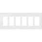 Lutron Claro 6-Gang Wallplate | CW-6-XX