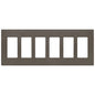 Lutron Claro 6-Gang Wallplate | CW-6-XX