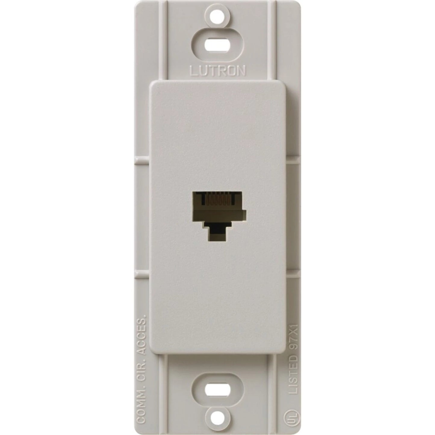 Lutron Single Telephon Jack - Satin Color | SC-PJ-XX