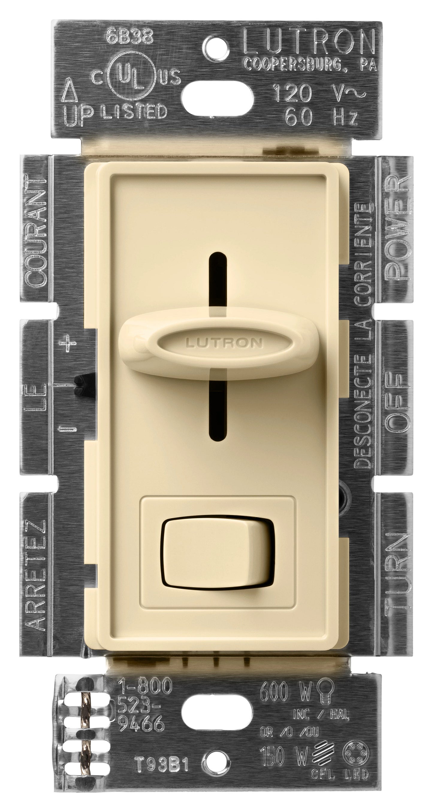 Lutron Skylark LED+ Dimmer Switch 150W LED / 600W Inc/Hal 120V Single-Pole/3-Way | SCL-153P