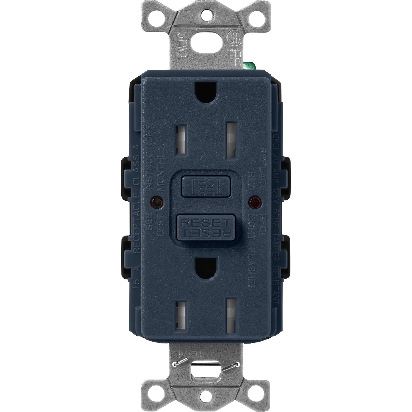 Lutron Tamper-Resistant Self Testing GFCI Receptacles - Satin Color 15A 125V | SCR-15-GFST-XX