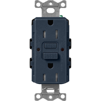 Lutron Tamper-Resistant Self Testing GFCI Receptacles - Satin Color 15A 125V | SCR-15-GFST-XX