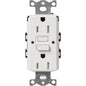 Lutron Tamper-Resistant Self Testing GFCI Receptacles - Satin Color 15A 125V | SCR-15-GFST-XX