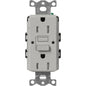 Lutron Tamper-Resistant Self Testing GFCI Receptacles - Satin Color 15A 125V | SCR-15-GFST-XX