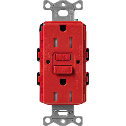 Lutron Tamper-Resistant Self Testing GFCI Receptacles - Satin Color 15A 125V | SCR-15-GFST-XX