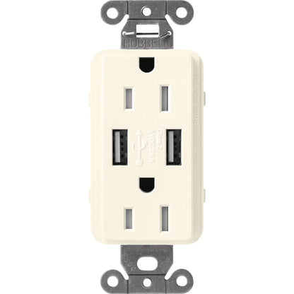 Lutron Tamper-Resistant Self Testing GFCI Receptacles - Satin Color 20A 125V | SCR-20-GFST-XX