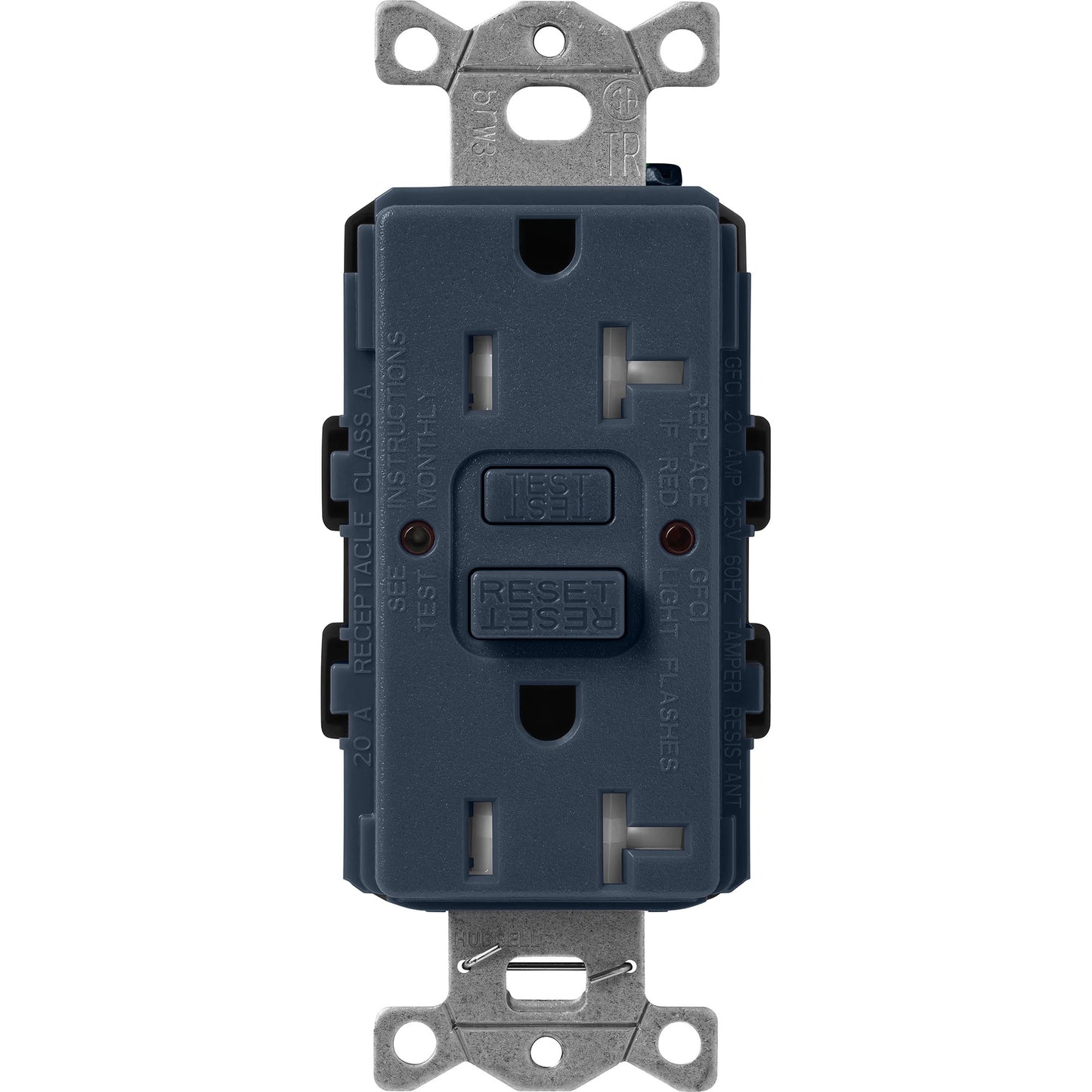 Lutron Tamper-Resistant Self Testing GFCI Receptacles - Satin Color 20A 125V | SCR-20-GFST-XX