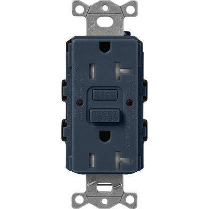 Lutron Tamper-Resistant Self Testing GFCI Receptacles - Satin Color 20A 125V | SCR-20-GFST-XX