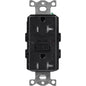 Lutron Tamper-Resistant Self Testing GFCI Receptacles - Satin Color 20A 125V | SCR-20-GFST-XX