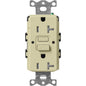 Lutron Tamper-Resistant Self Testing GFCI Receptacles - Satin Color 20A 125V | SCR-20-GFST-XX
