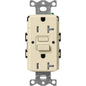 Lutron Tamper-Resistant Self Testing GFCI Receptacles - Satin Color 20A 125V | SCR-20-GFST-XX