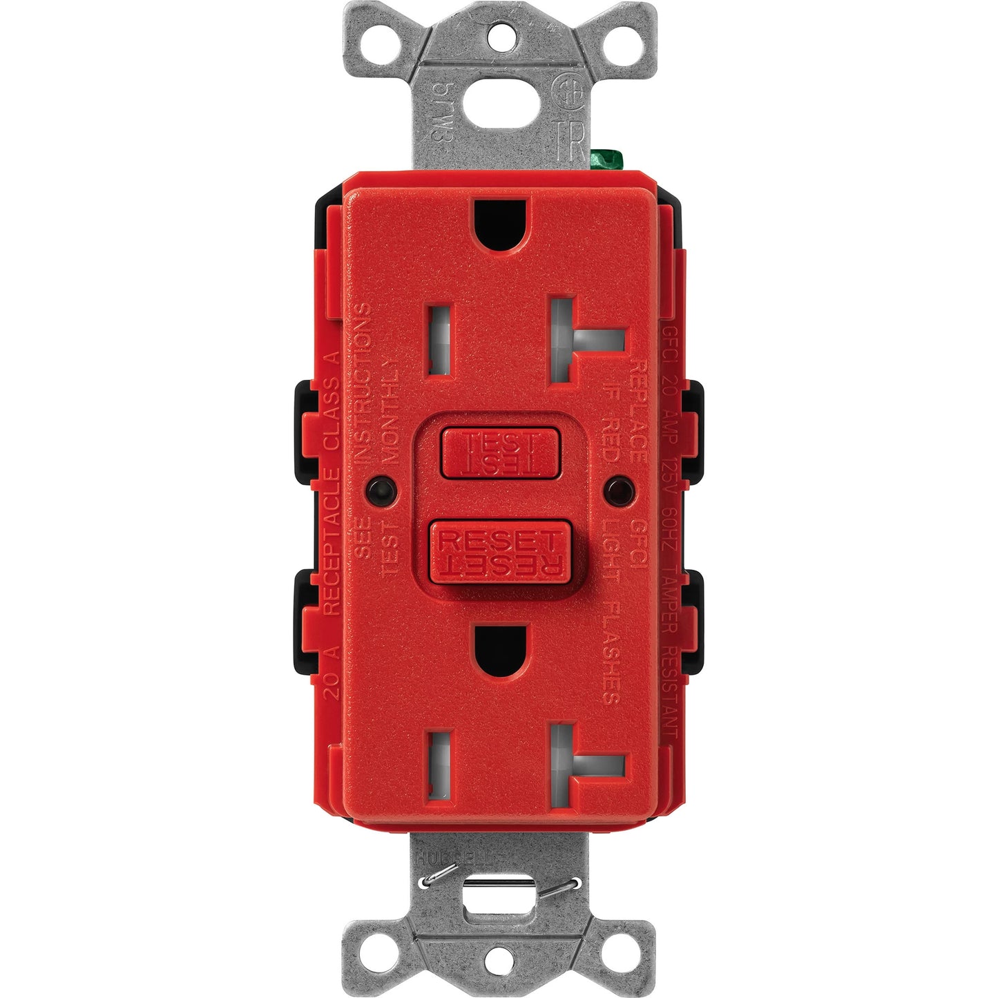 Lutron Tamper-Resistant Self Testing GFCI Receptacles - Satin Color 20A 125V | SCR-20-GFST-XX