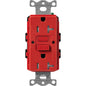 Lutron Tamper-Resistant Self Testing GFCI Receptacles - Satin Color 20A 125V | SCR-20-GFST-XX