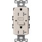 Lutron Tamper-Resistant Self Testing GFCI Receptacles - Satin Color 20A 125V | SCR-20-GFST-XX