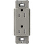 Lutron Tamper-Resistant Receptacles - Satin Color 15A 125V | SCRS-15-TR-XX