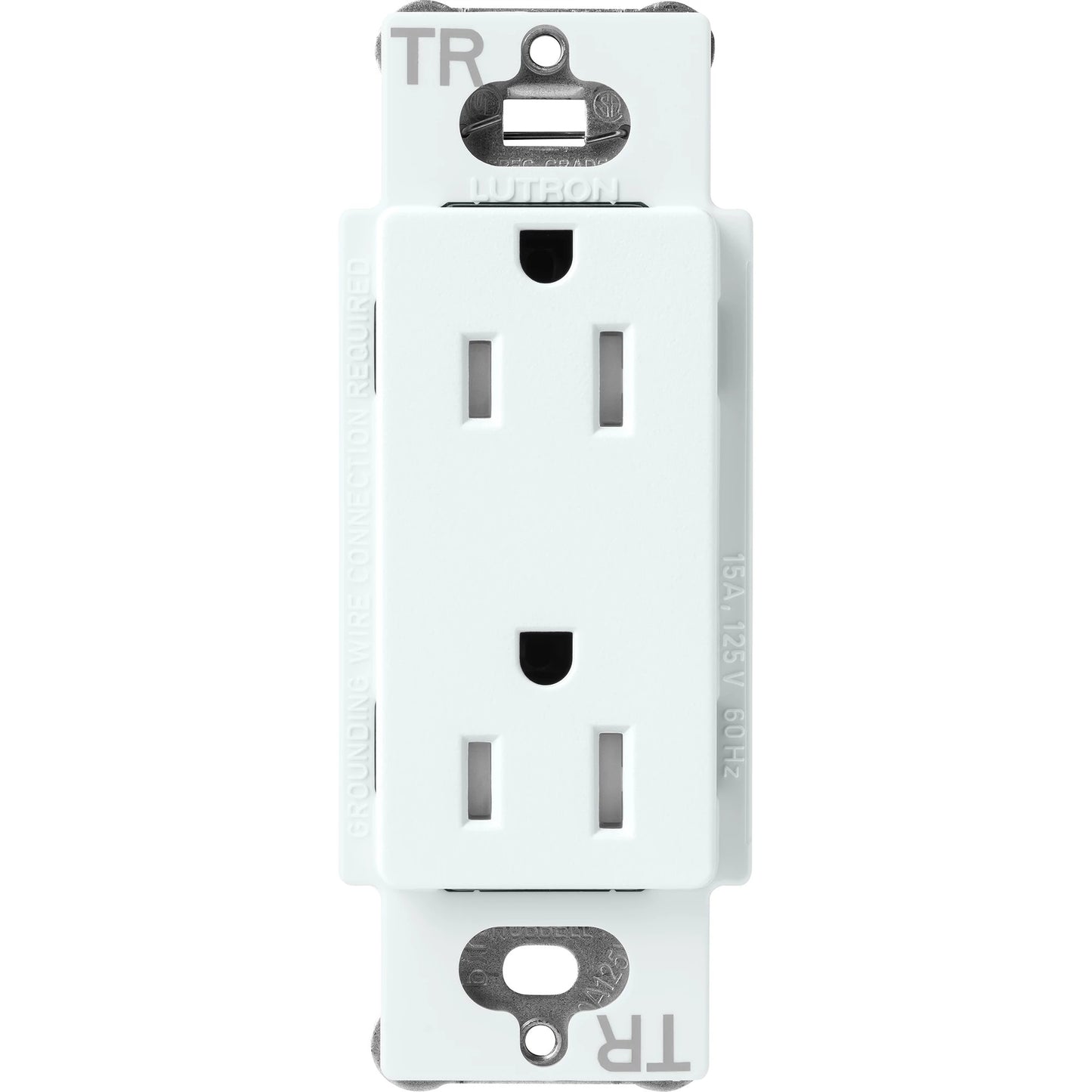 Lutron Tamper-Resistant Receptacles - Satin Color 15A 125V | SCRS-15-TR-XX