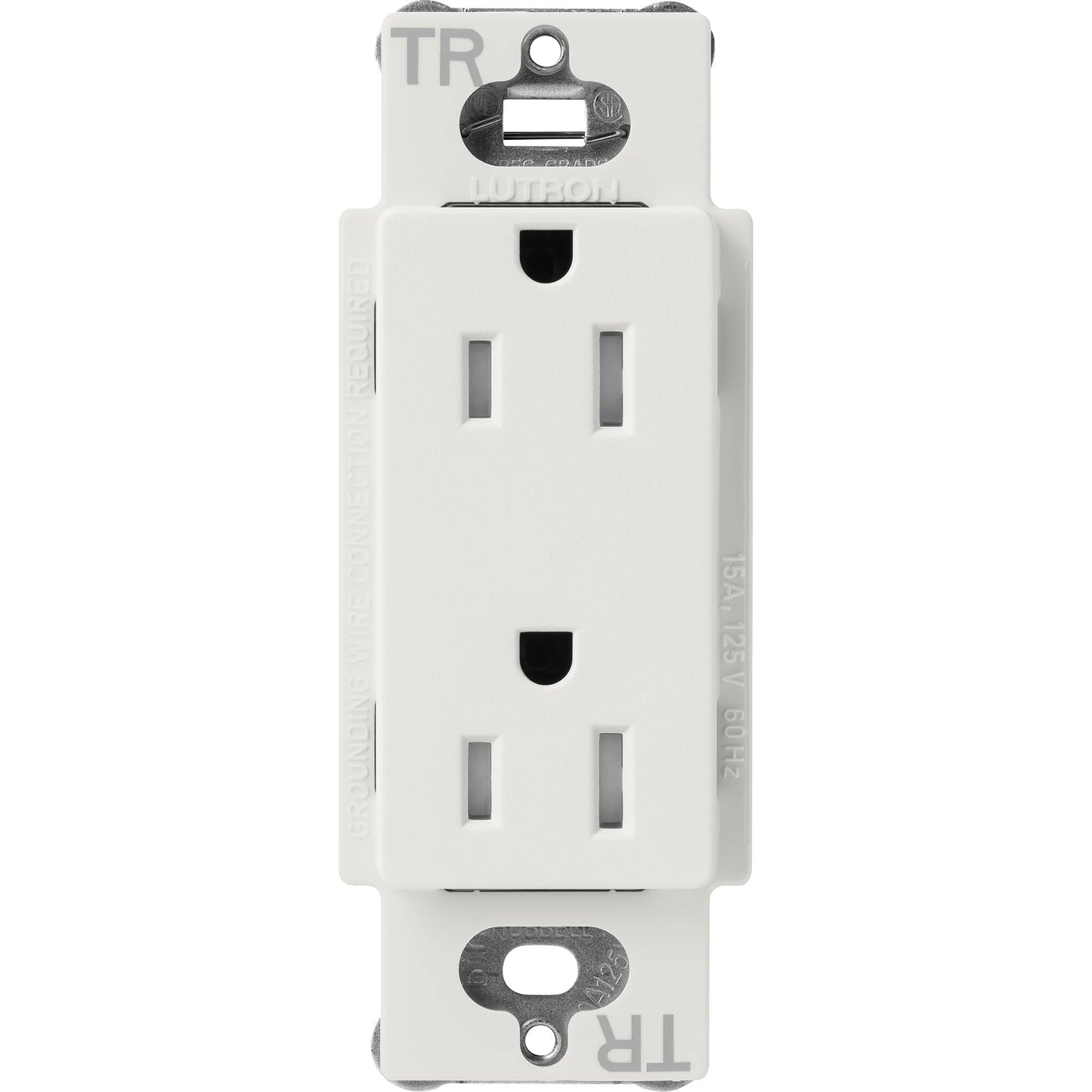 Lutron Tamper-Resistant Receptacles - Satin Color 15A 125V | SCRS-15-TR-XX