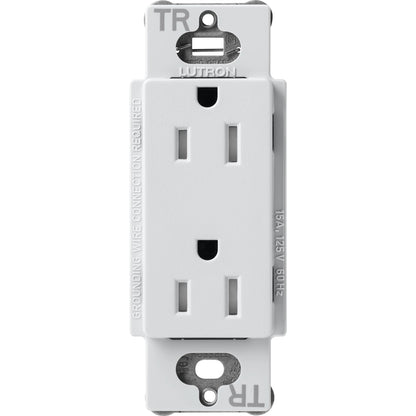 Lutron Tamper-Resistant Receptacles - Satin Color 15A 125V | SCRS-15-TR-XX