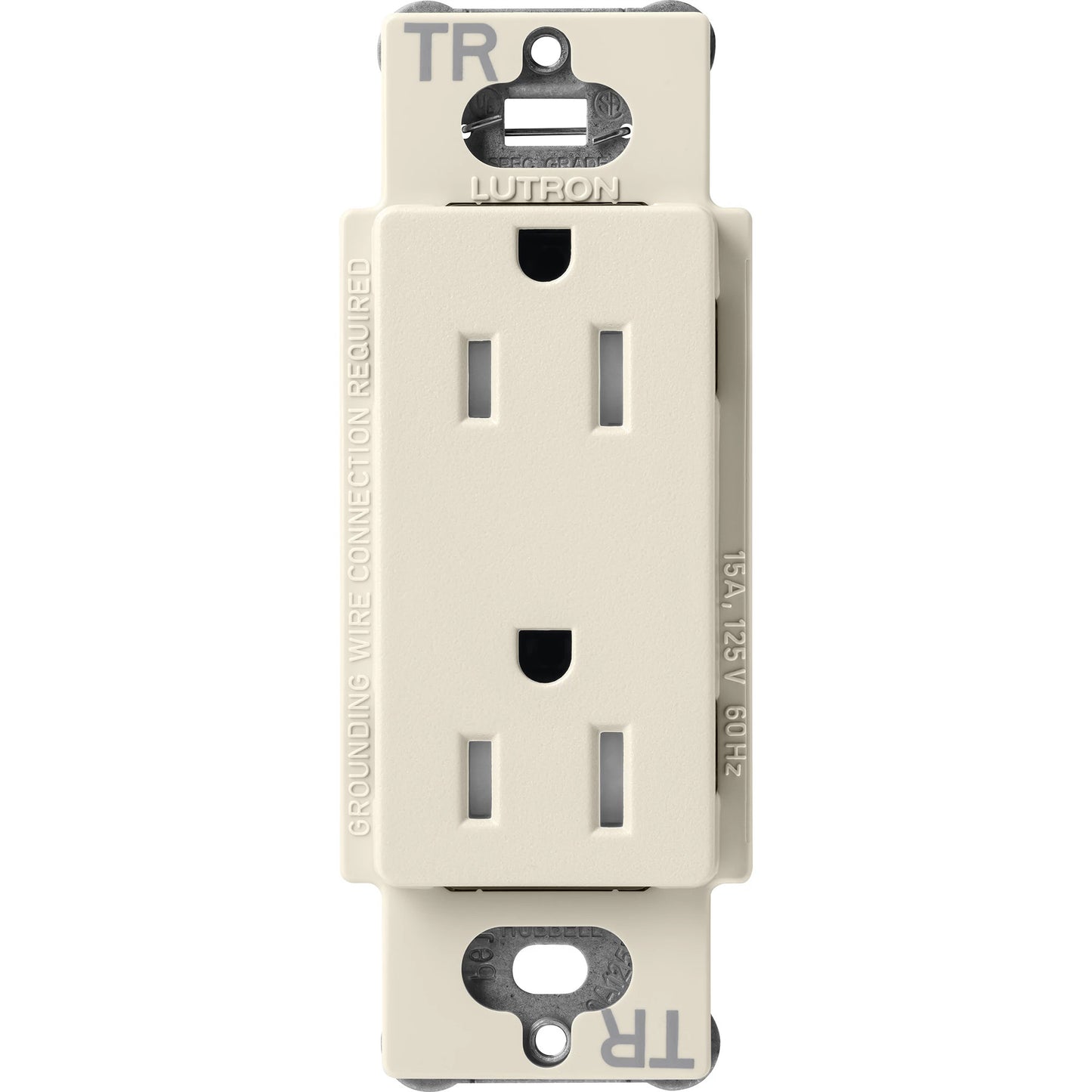 Lutron Tamper-Resistant Receptacles - Satin Color 15A 125V | SCRS-15-TR-XX