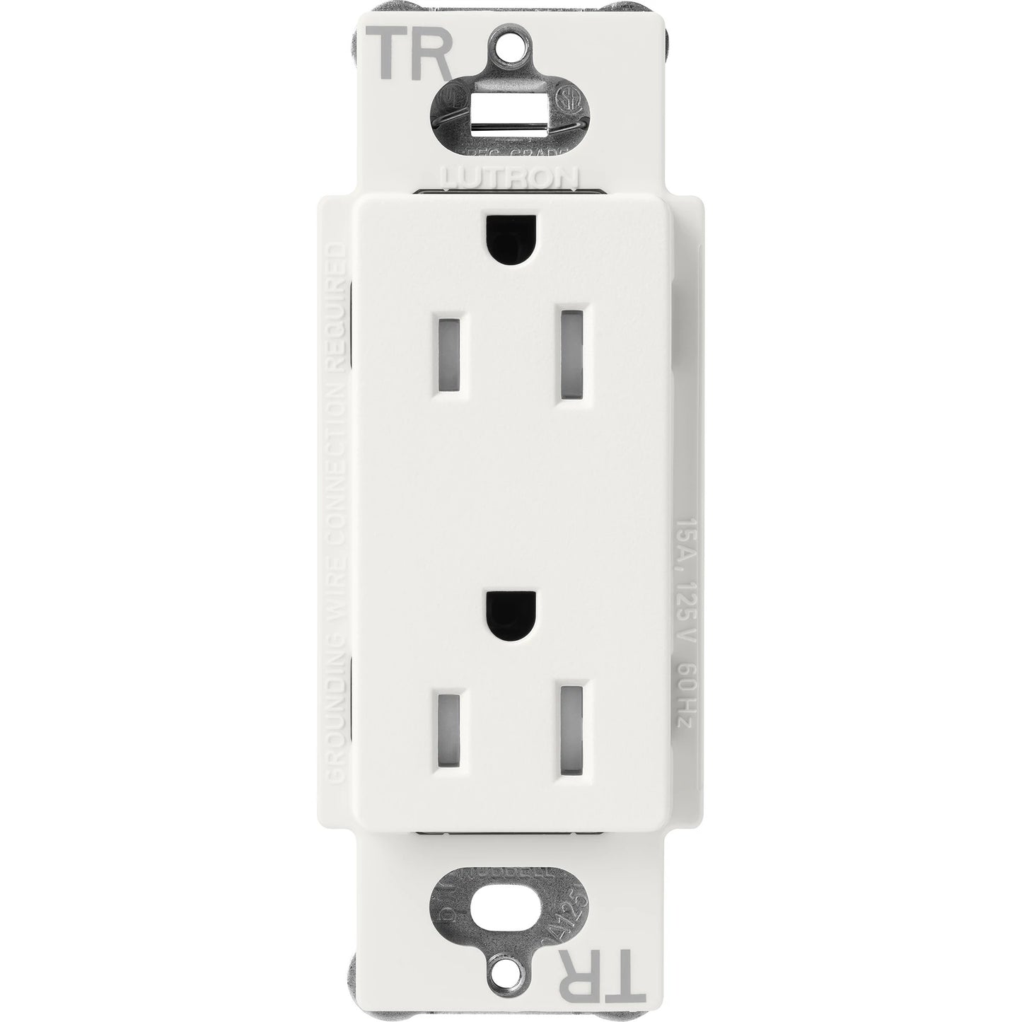 Lutron Tamper-Resistant Receptacles - Satin Color 15A 125V | SCRS-15-TR-XX