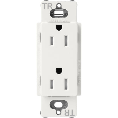 Lutron Tamper-Resistant Receptacles - Satin Color 15A 125V | SCRS-15-TR-XX