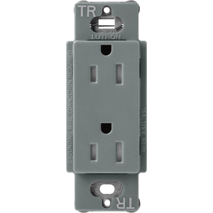 Lutron Tamper-Resistant Receptacles - Satin Color 15A 125V | SCRS-15-TR-XX