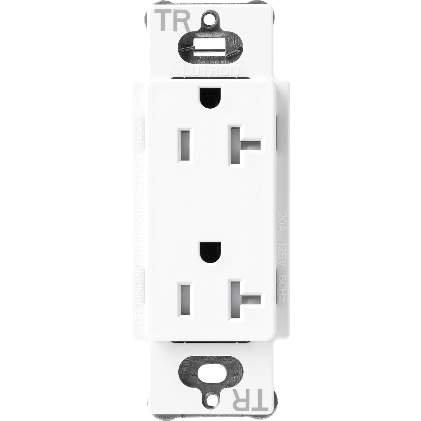 Lutron Tamper-Resistant Receptacles - Satin Color 20A 125V | SCRS-20-TR-XX