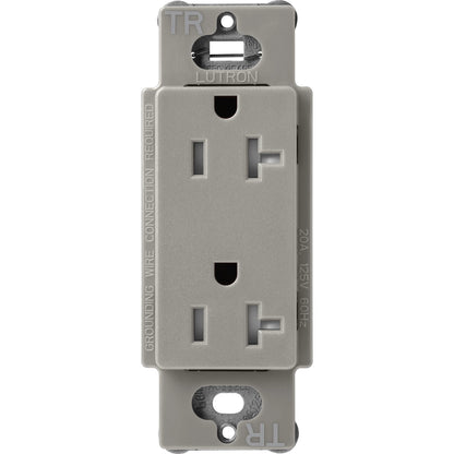 Lutron Tamper-Resistant Receptacles - Satin Color 20A 125V | SCRS-20-TR-XX