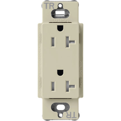 Lutron Tamper-Resistant Receptacles - Satin Color 20A 125V | SCRS-20-TR-XX